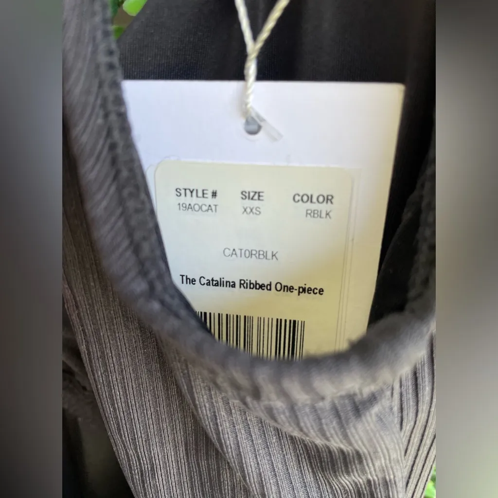 Andies Swim Catalina Ribbed One Piece Swimsuit Black - NWT - Image 6