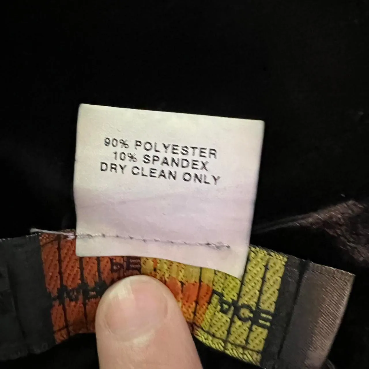 Vintage Harris/Wallace Petites 90's Women's Black Velvet maxi Skirt goth whimsy Size undefined - Image 6