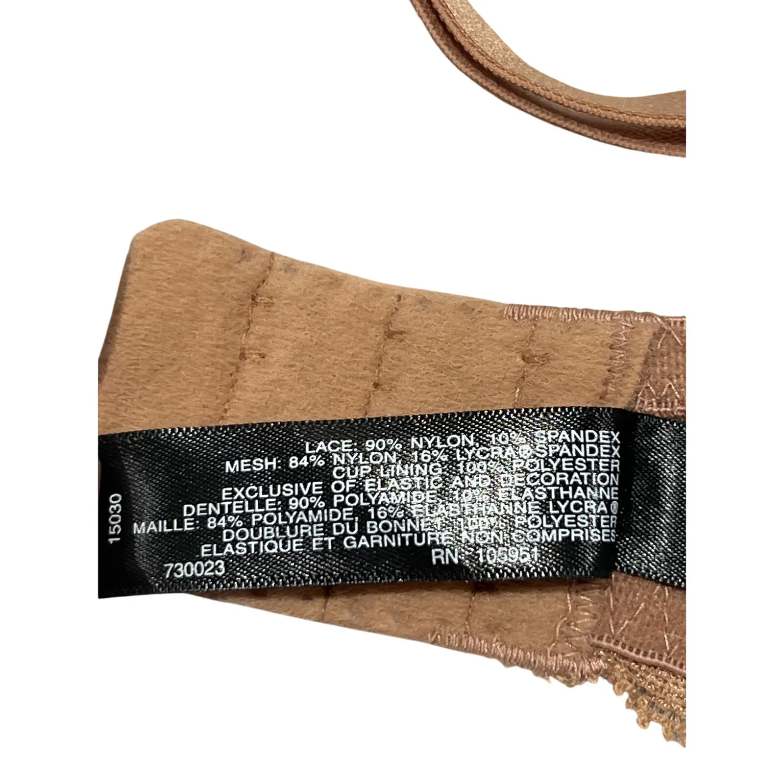 Natori Feathers T-Shirt Bra Glow Tan Women's Size 32DDD Style 730023 MSRP $68 - Image 7