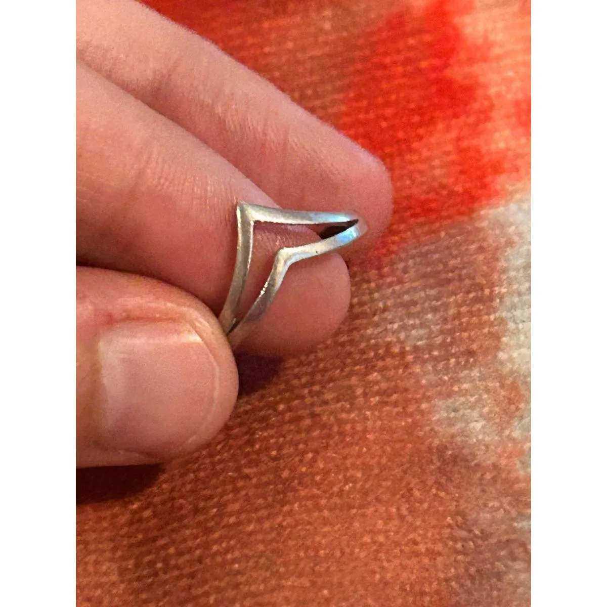 C58 ring size 5 925 sterling silver - Image 3