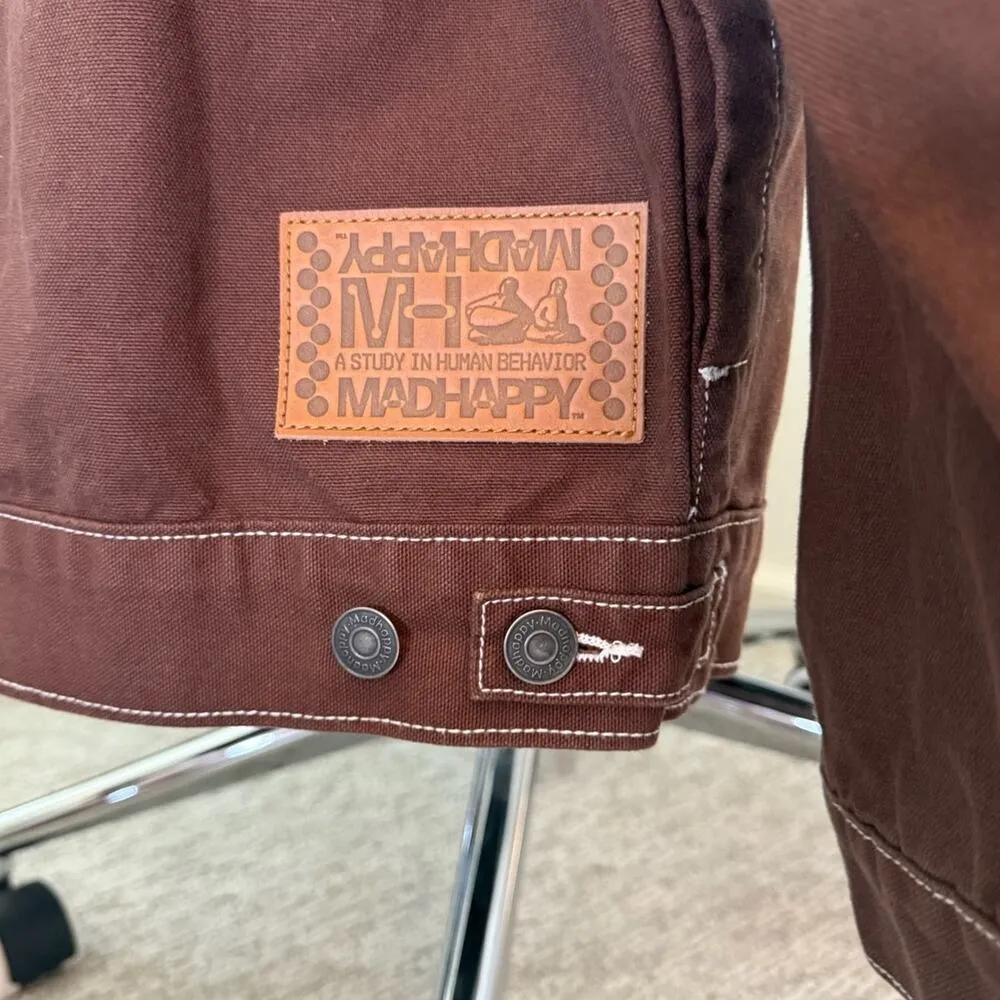 Madhappy Work Jacket Chore Coat Unisex Oversized Corduroy Collar XS or S NWT - Image 3