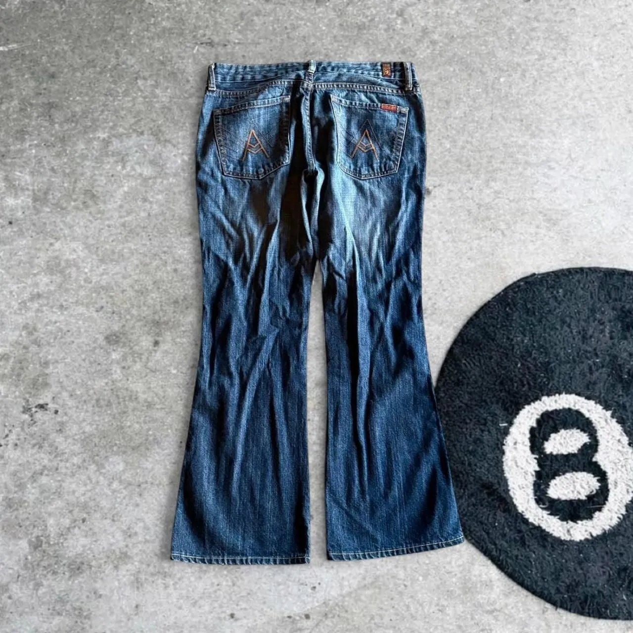 Vintage Y2K 7 For All Mankind Flared Jeans A - Image 2
