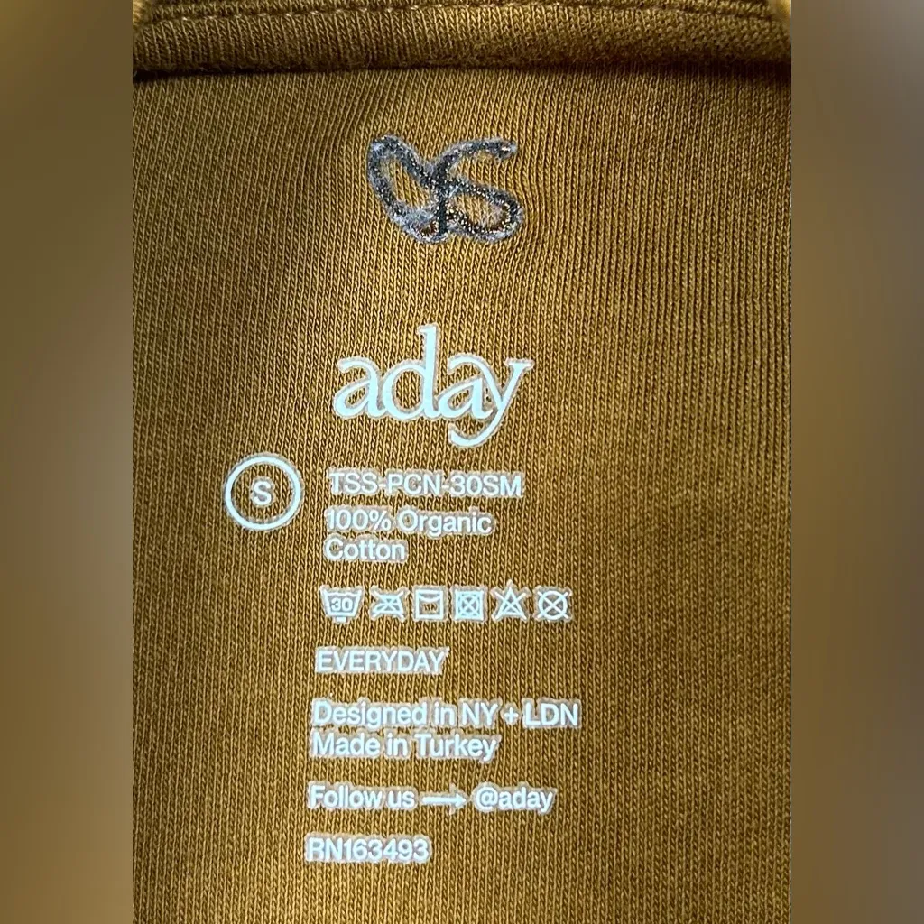 aday Size S Everyday T-Shirt in Pecan - Image 2