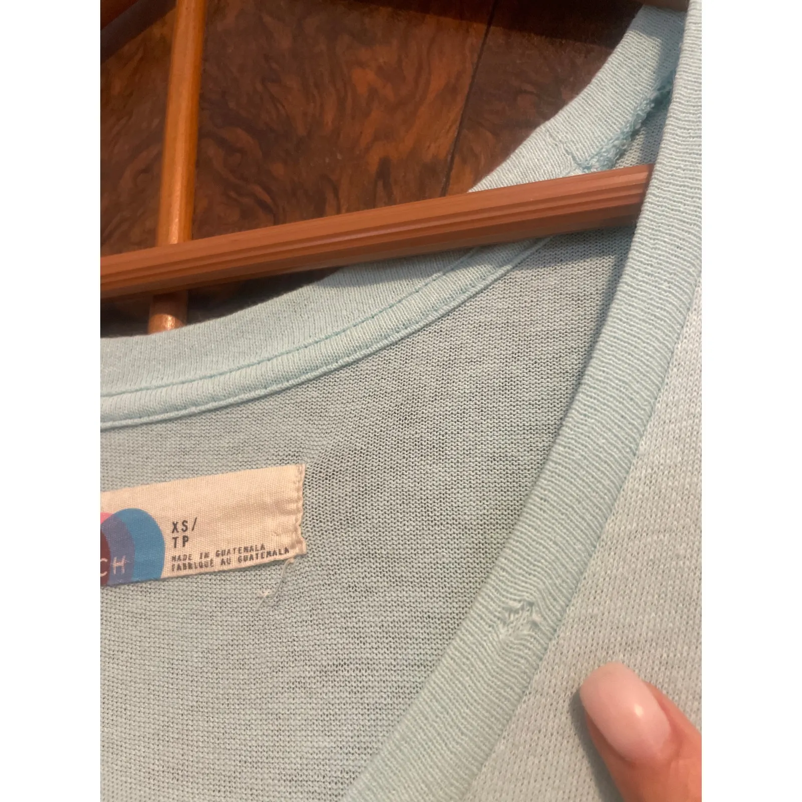 Free People FP BEACH Meadow Maxi T-Shirt Dress 100% Cotton Pockets OVERSIZE XS - Image 6