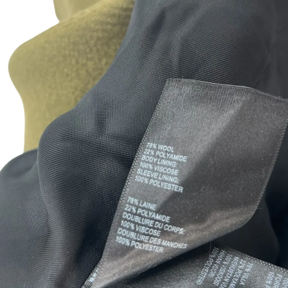 Whistles Alicia Belted Coat Jacket Double Breasted Button Green Size‎ US 4 - Image 15