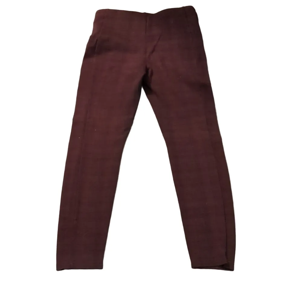 Liverpool Pull on Burgundy Plaid Pants Size 4 - Image 4