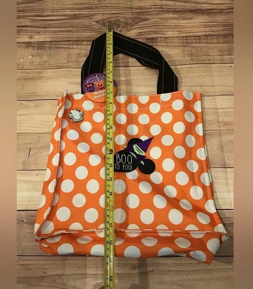 Disney Halloween Boo Tote Woman with Pins - Image 2