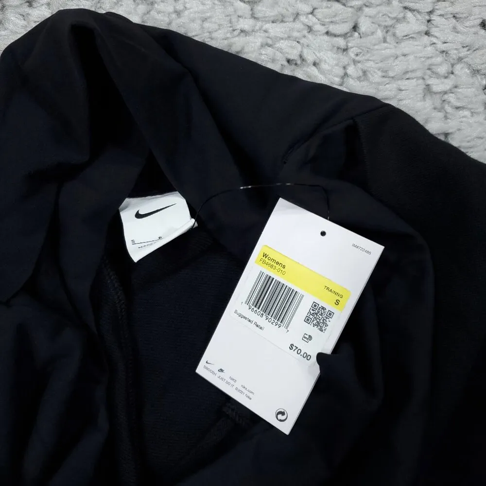 Maternity Nike One French Terry Pants Black FB4683-010 Women's Size Small - Image 6