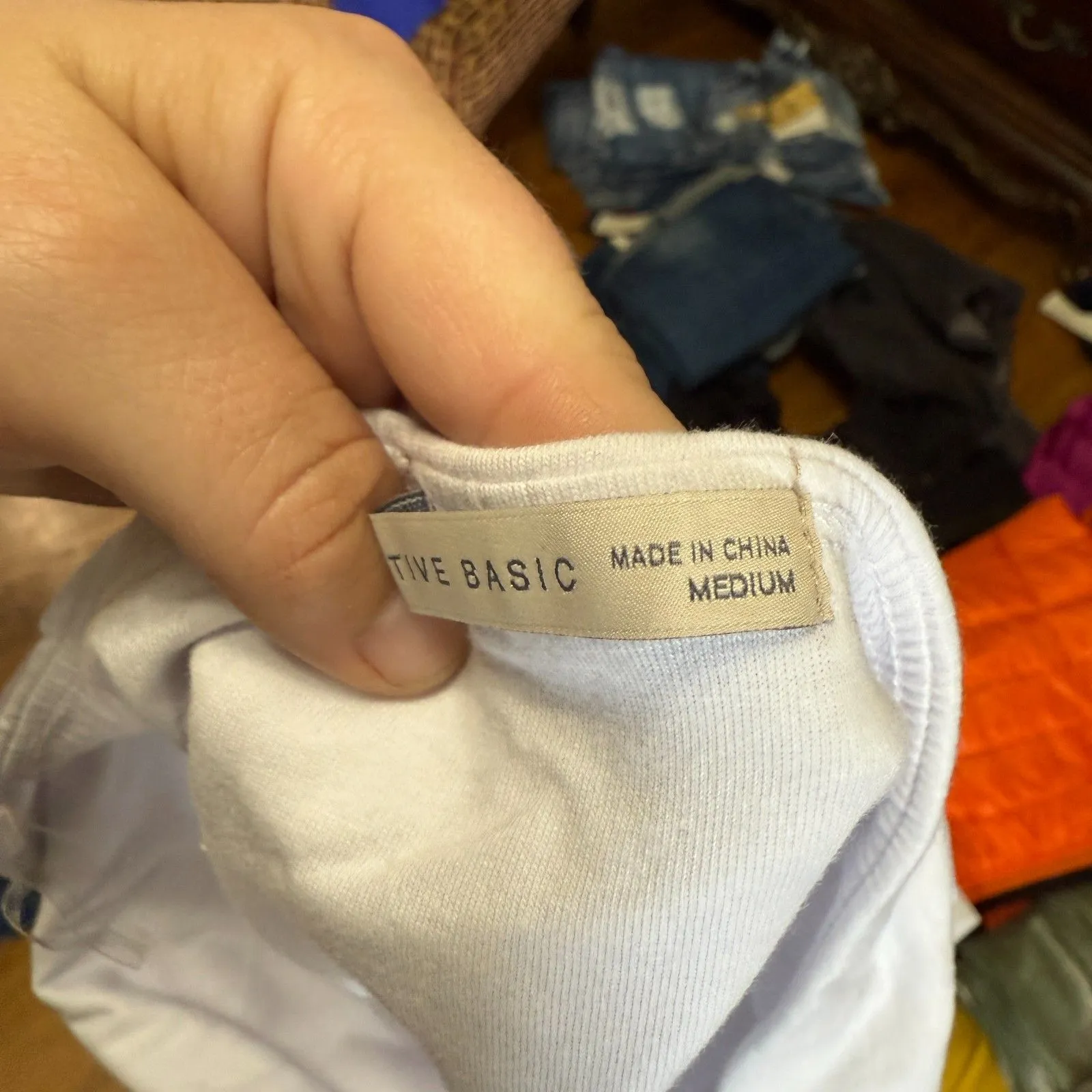 Active Basic  White‎ Tube Top Medium - Image 3