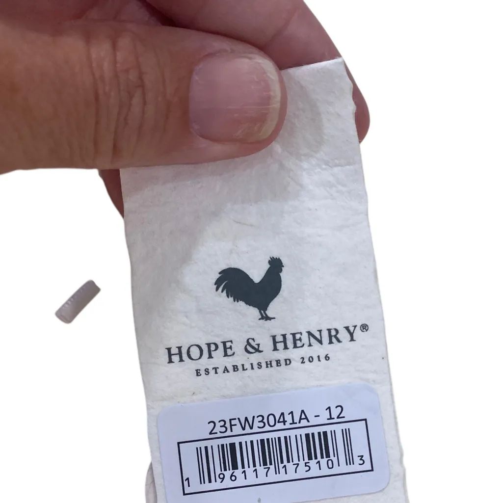 Hope & Henry Women's Long Balloon Sleeve Scoop Neck Sweater Dress Size 12 NEW - Image 6