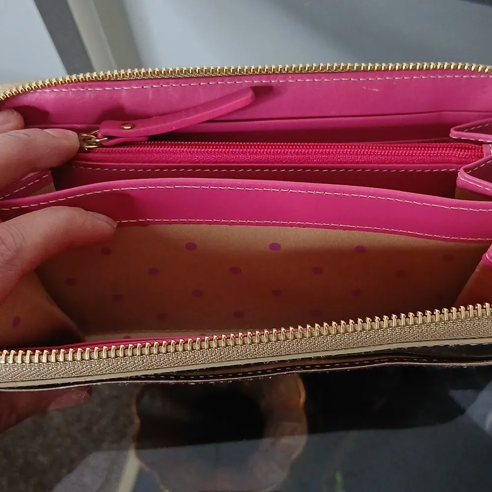 Kate spade metallic champagne zip wallet - Image 9