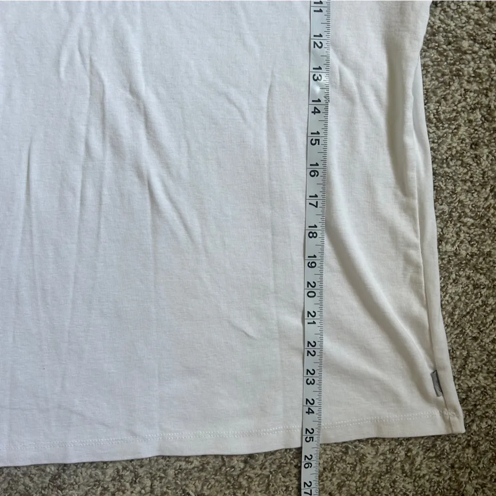 Eddie Bauer Classic White Long Sleeve Tee Neutral Casual Minimalist Basic XL - Image 6