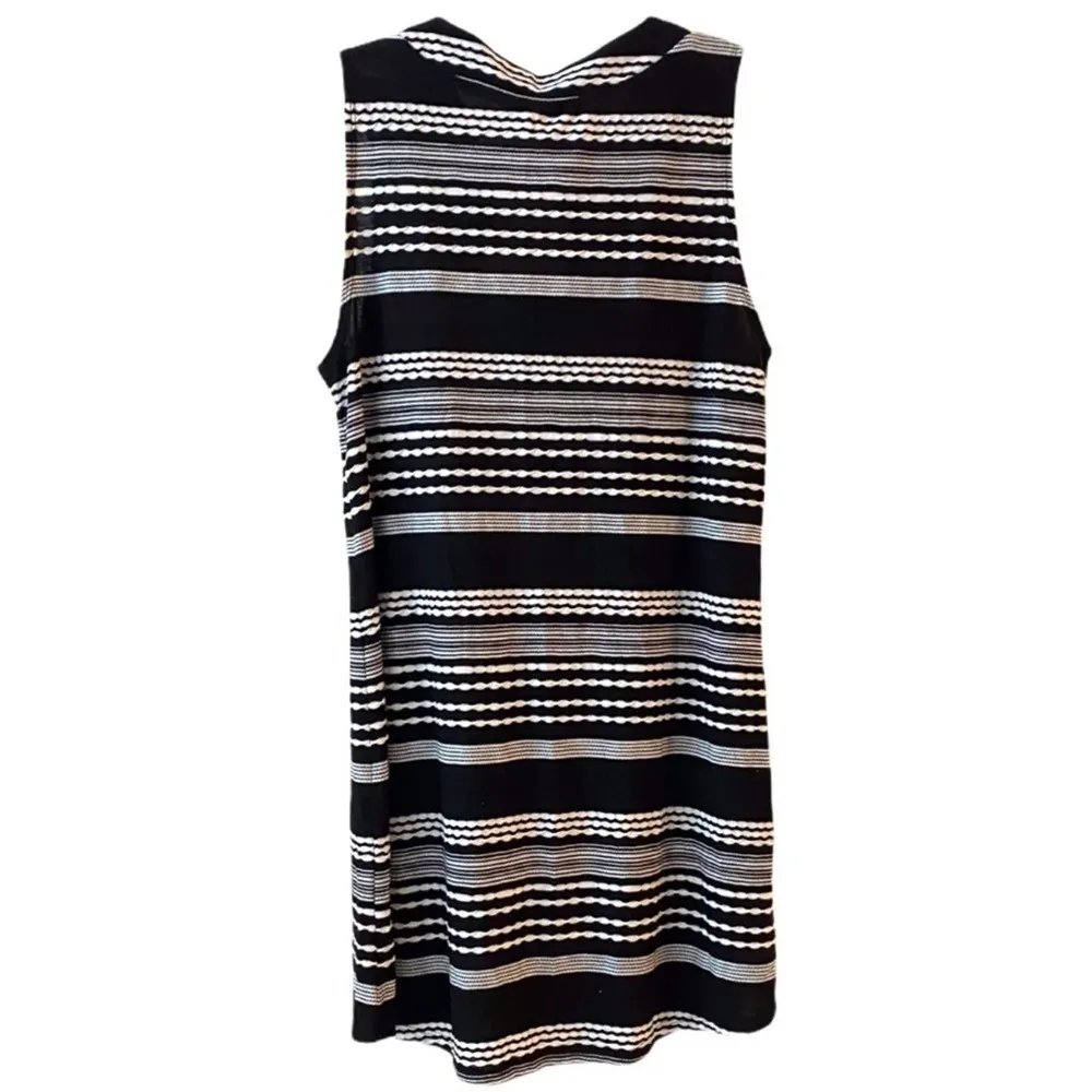 Dotti Ibiza Striped Tunic Swim Cover Up Size M - Image 5