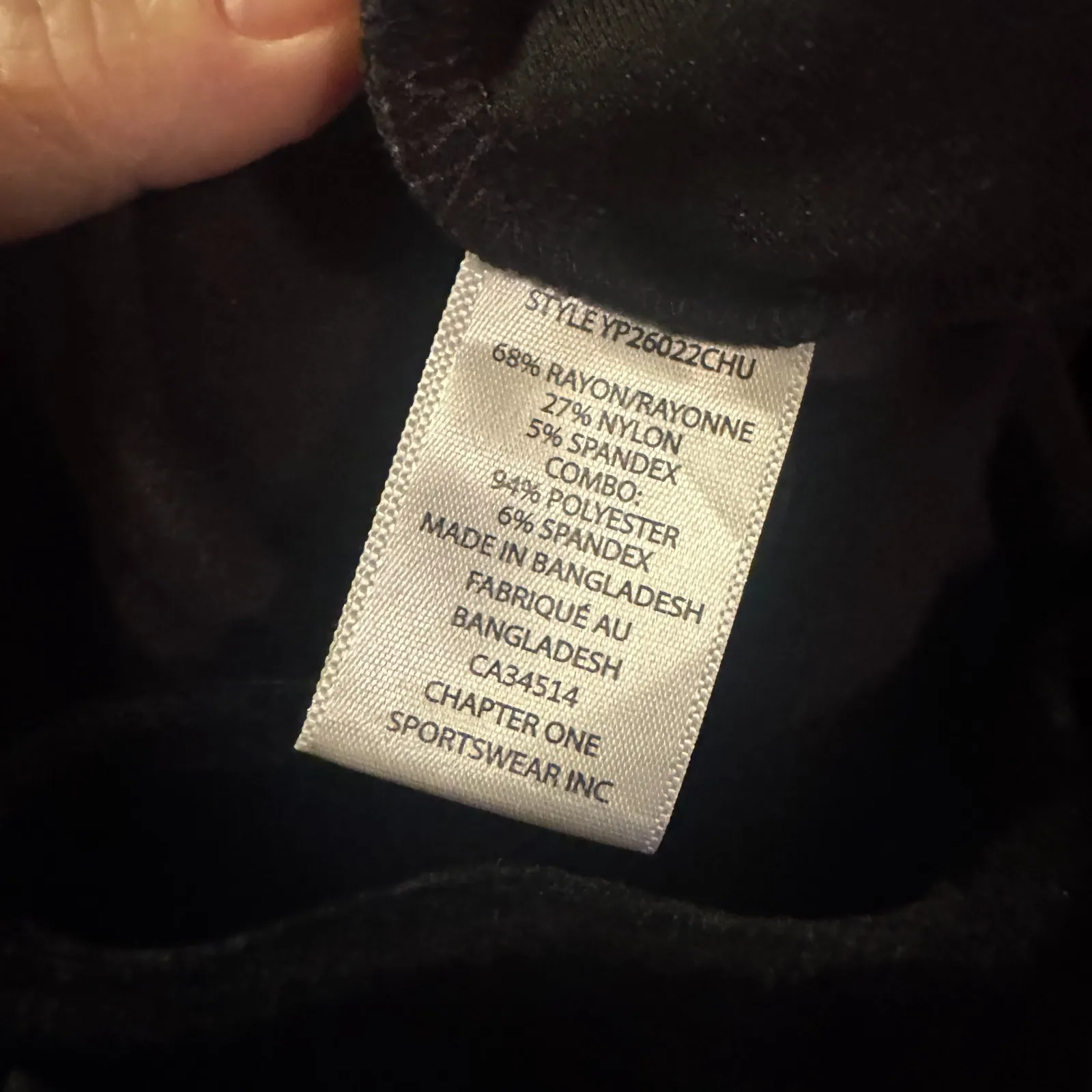 Haver + Blair Black Wide Leg Cropped Pants Pull on sz L velvet waistband career Size L - Image 7