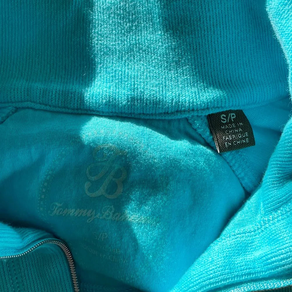 Tommy Bahama nice turquoise pullover ribbed sweater - Image 4
