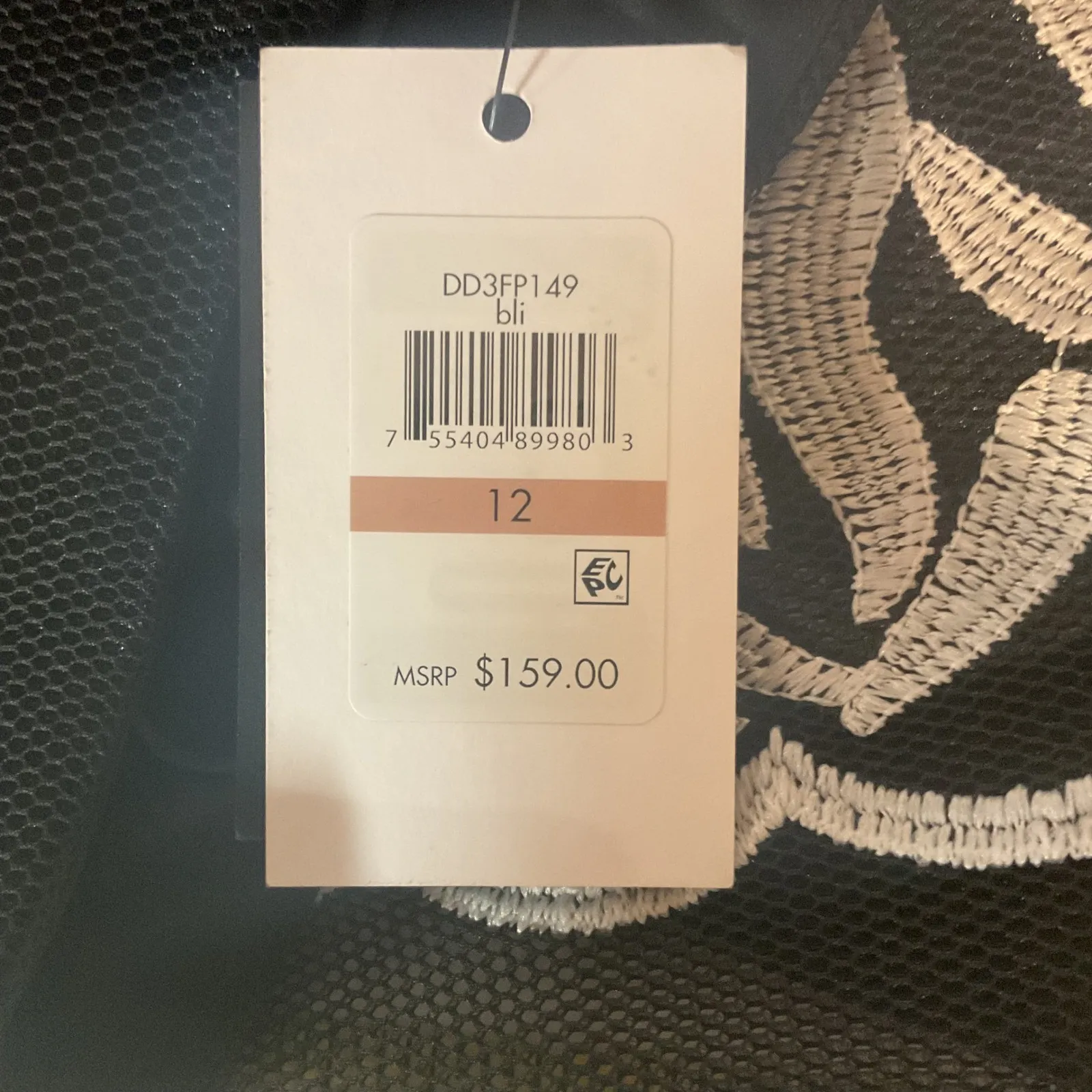 Dkny Women's Embroidered Mesh Sleeveless Embroidered Fit & Flare Dress Sz 10 NWT - Image 10