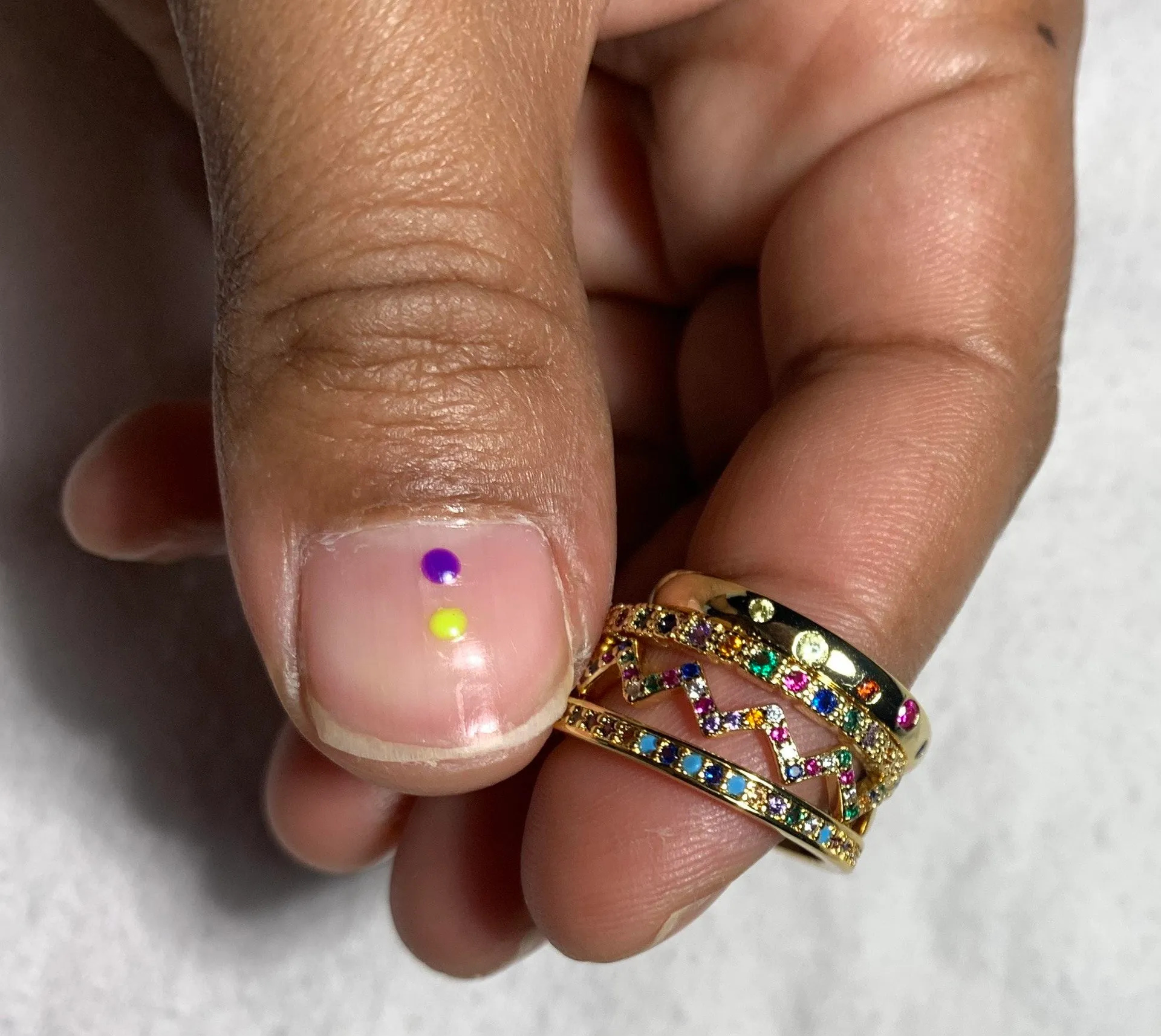 Beverly Hills Boutique Ring Set Of 4... Gold - Image 3