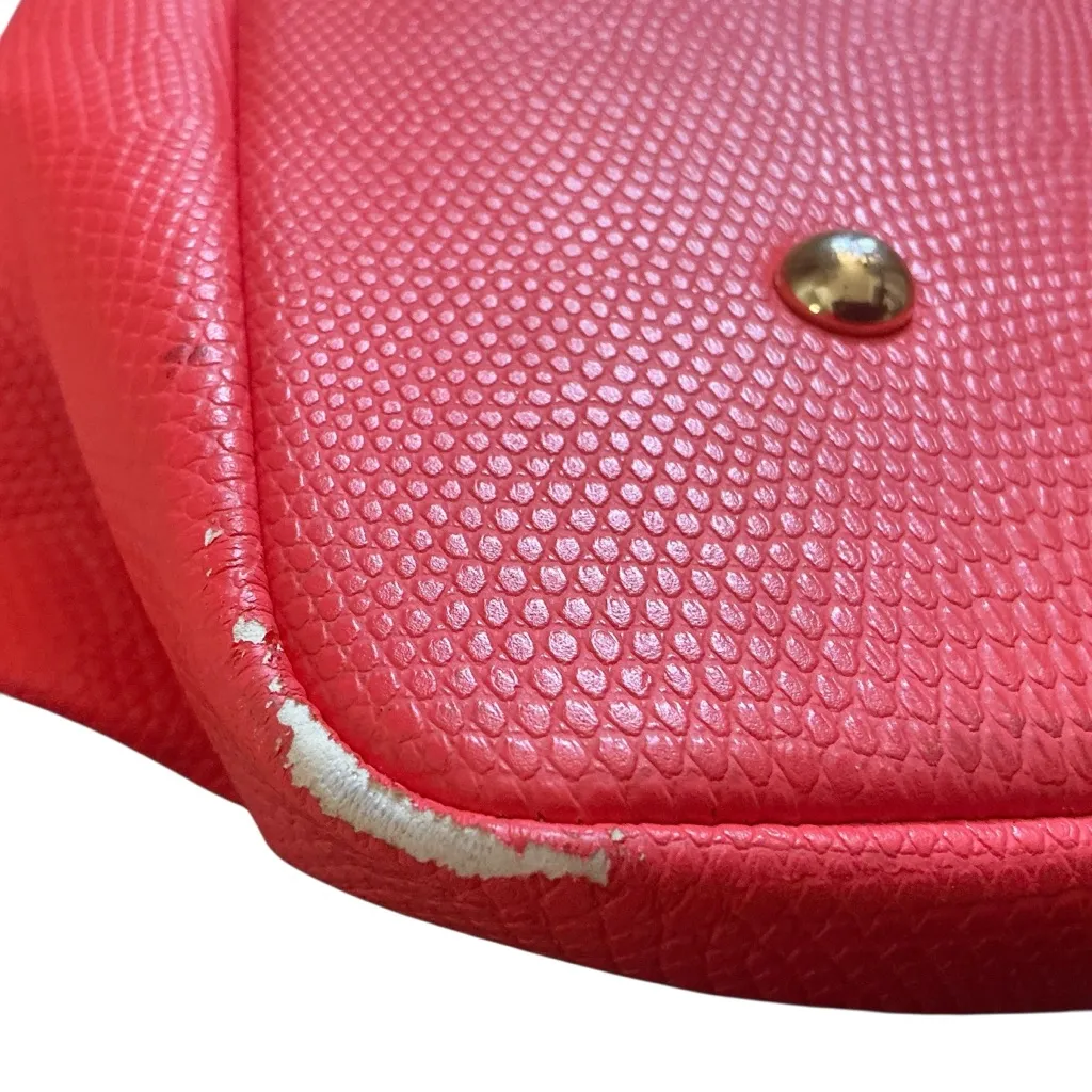 Vera Bradley large duffle bag cobalt stripe preppy poly stripe faux leather trim - Image 5