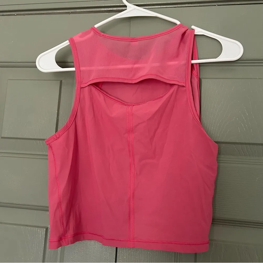 Lululemon Sculpt Tank Cropped Guava Pink - Image 4