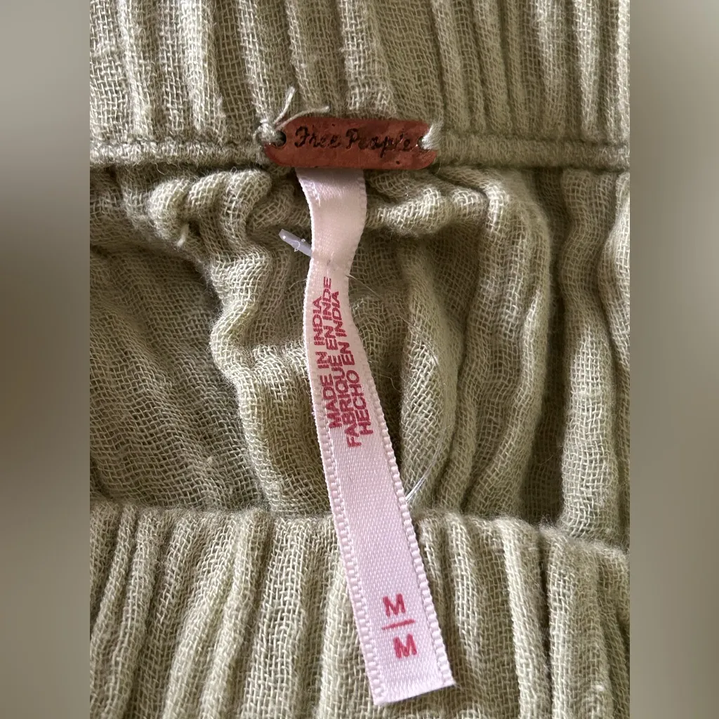 Free People Women’s Pale Green Easy Weekend Endless Summer Midi/Maxi Skirt Med‎ - Image 10