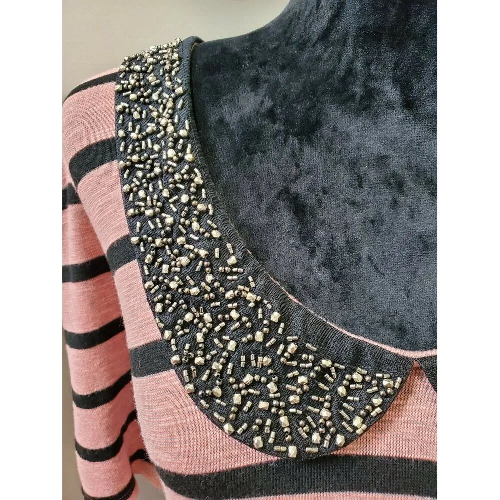 American Rag Cie Women's Rayon Short Sleeve Round Neck Casual Top Shirt Size 1X Pink - Image 5