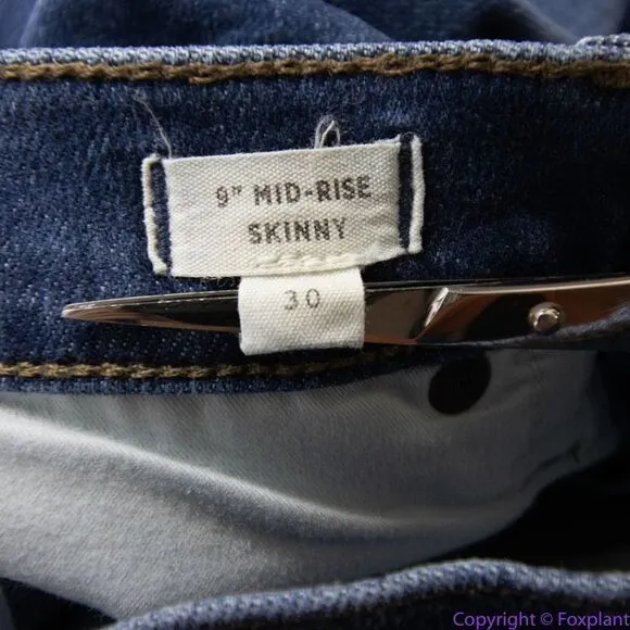 NEW Madewell 9" Mid-Rise Skinny Jeans in Orland‎ Wash: TENCEL™ Denim 30 - Image 11