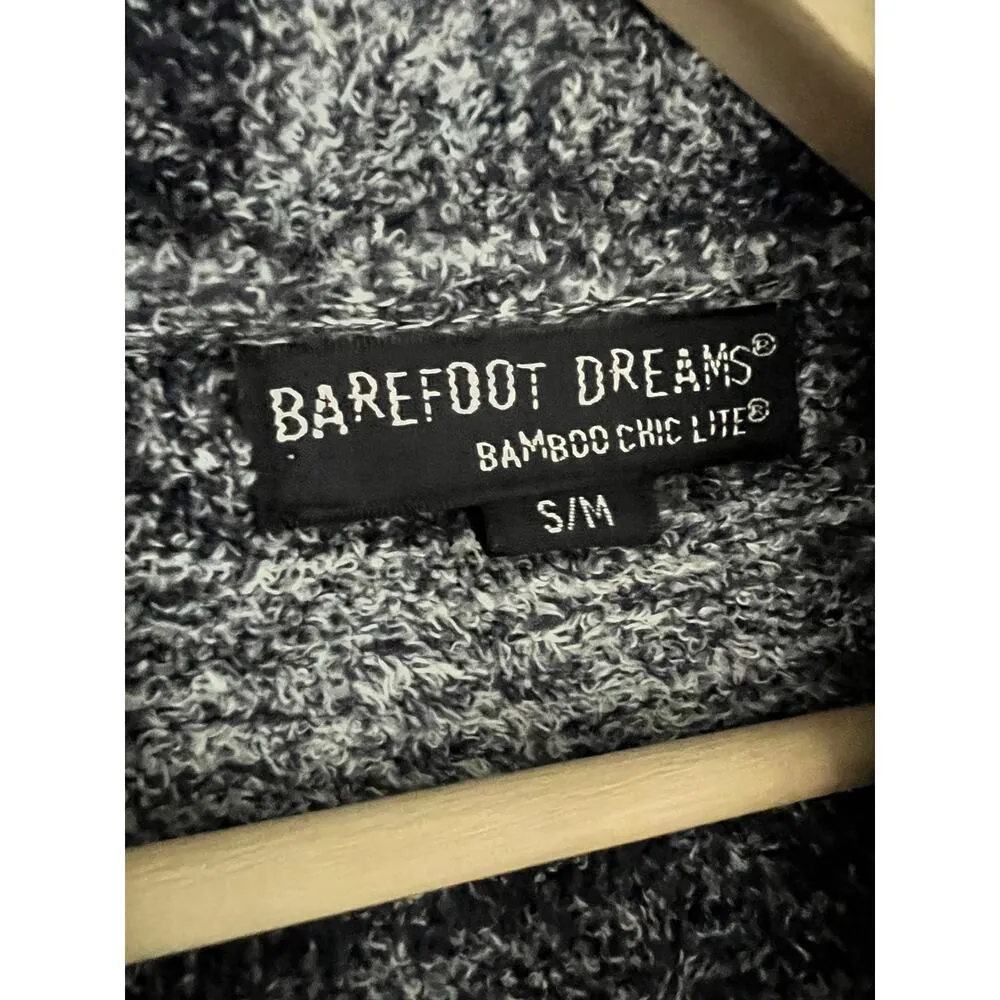 Barefoot Dreams Bamboo Chic Lite Calypso Cardigan Blue Stripe sm/med - Image 2