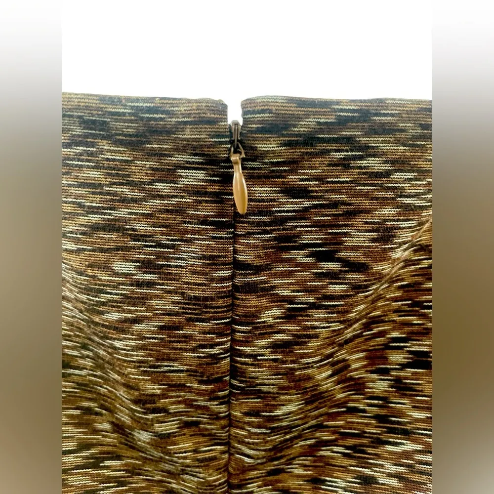 Calvin Klein EUC Sz 8 Dress- color-block of Browns - Image 4