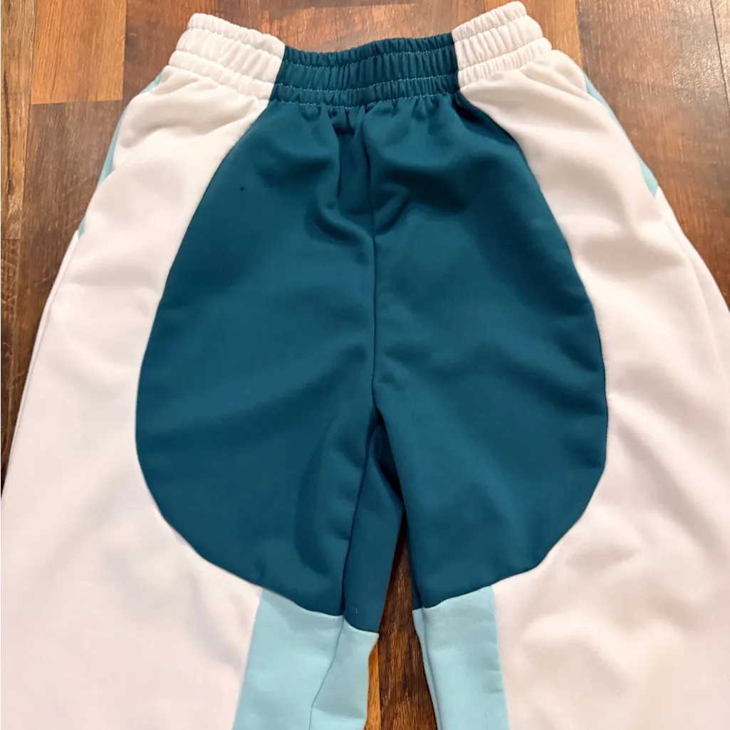 Green Colorblock Sweatpants women’s medium - Image 4