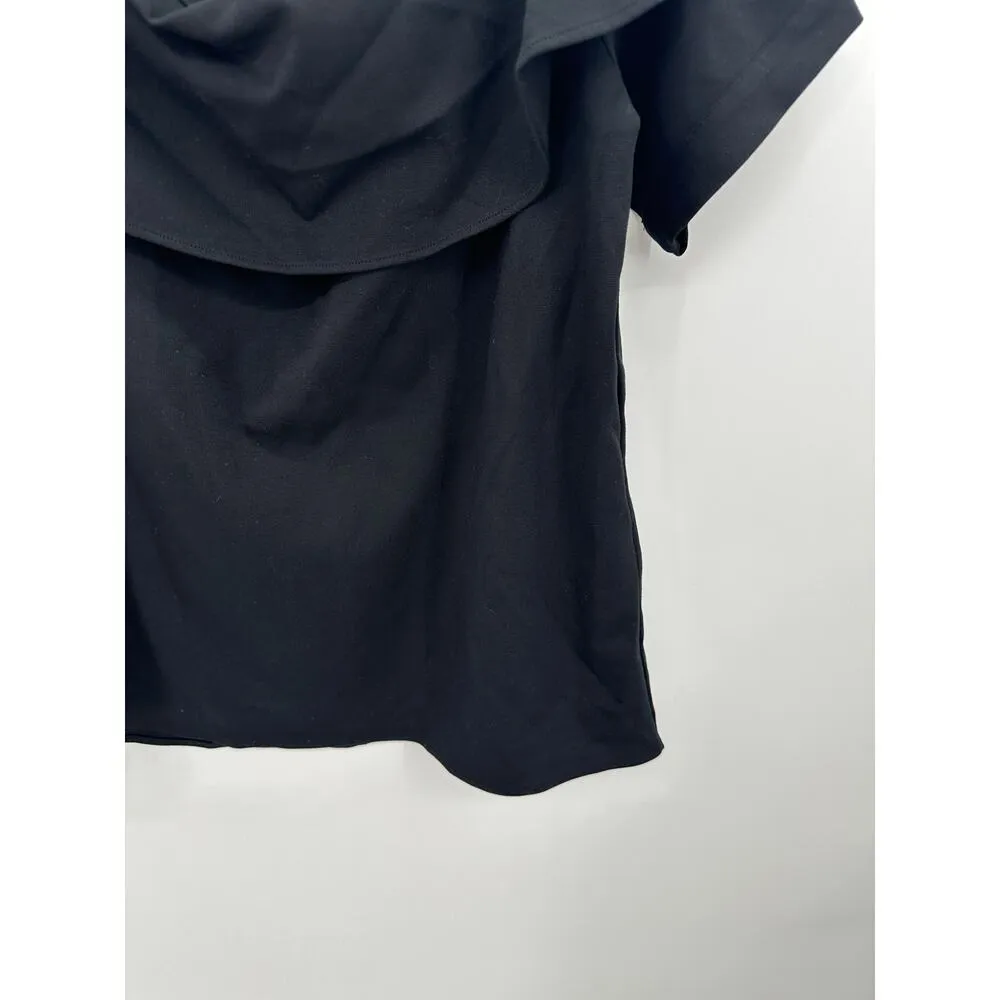 Ann Taylor Top Women XL NWT Off The Shoulder Ruffle Top Rayon Nylon Loose - Image 4