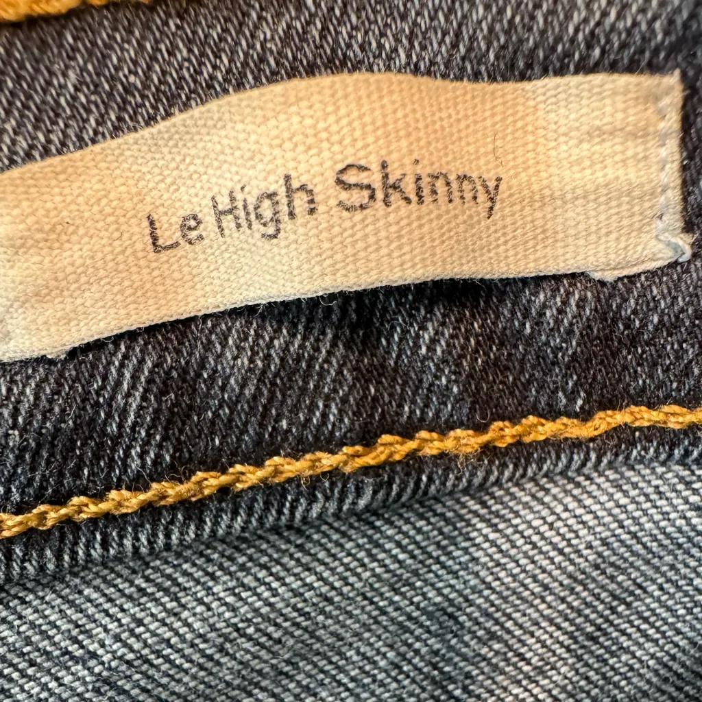 Frame Denim Le High Skinny Revolve $235 Blue Heren size 29 Distressed - Image 9