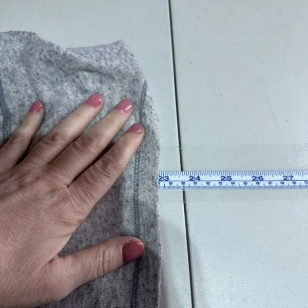 Free People Cloud Nine Boxy Long Sleeve Linen Blend Swing Tee Shirt Gray Size XS - Image 12