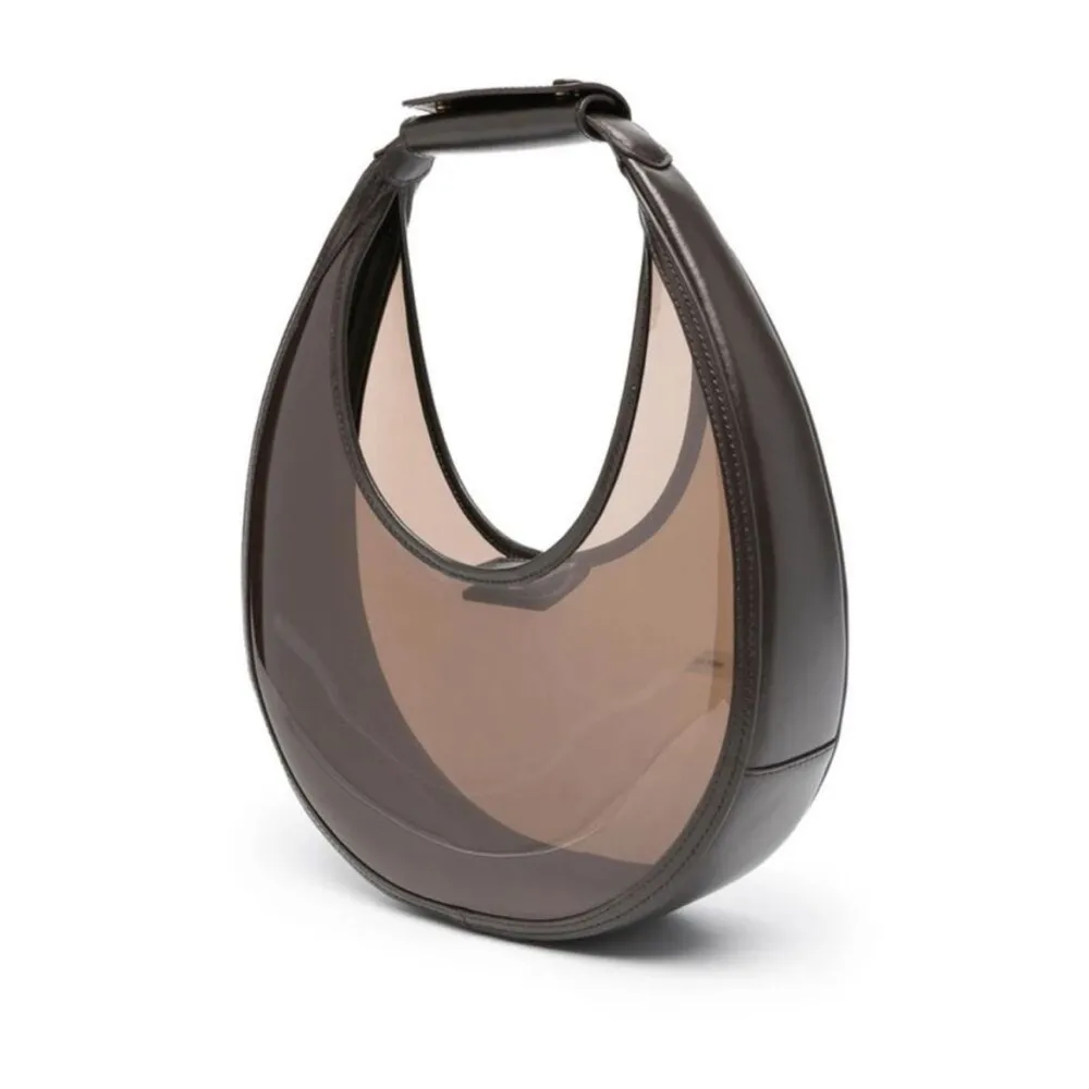 STAUD Moon Bag in Espresso PVC - Image 3