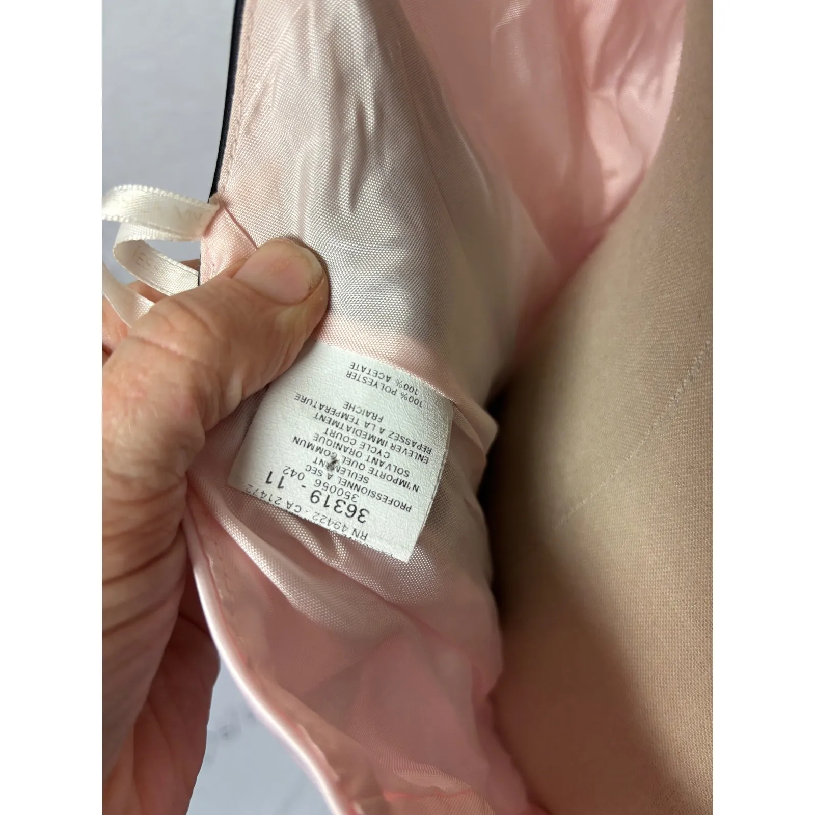 Vintage Jessica McClintock Gunne Sax Strapless Pink Satin Corset Dress Sz Small - Image 7