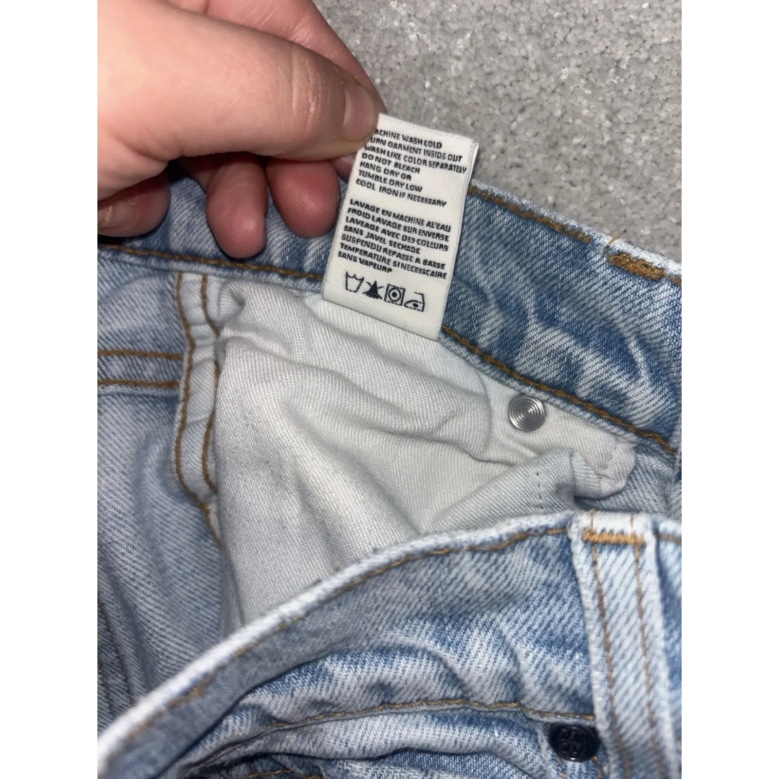 womens revice jeans straight leg 29 light wash Tapered Leg - Image 7