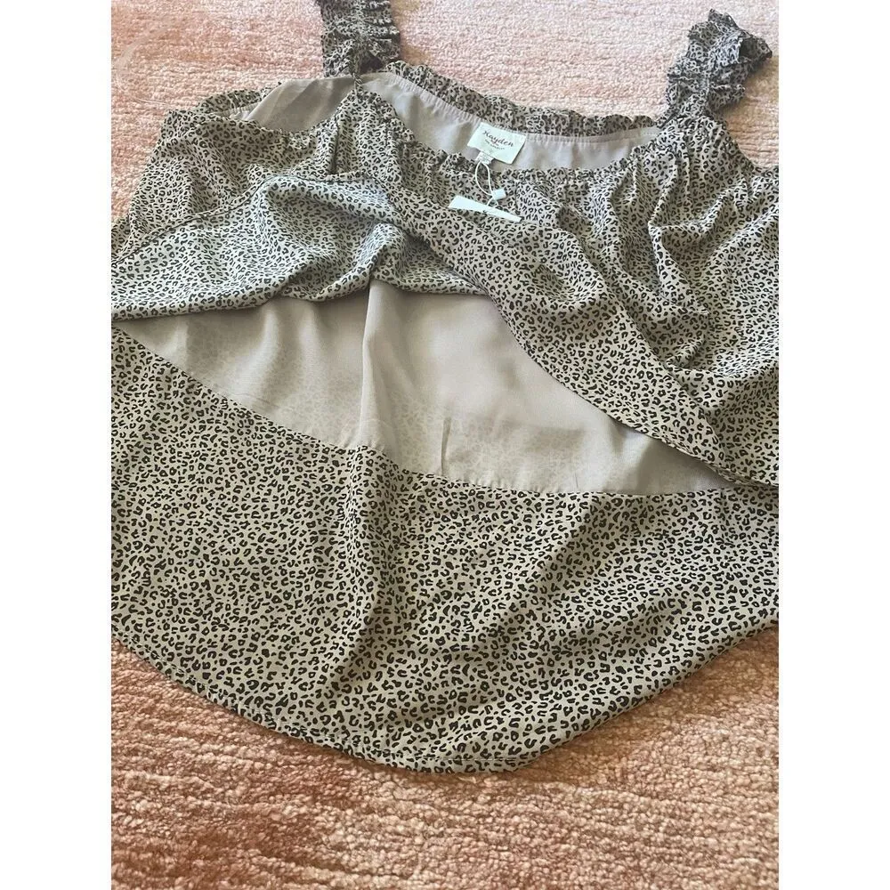 NWT Hayden LA Women’s Animal Print Sleeveless Top Size 1XL - Image 5