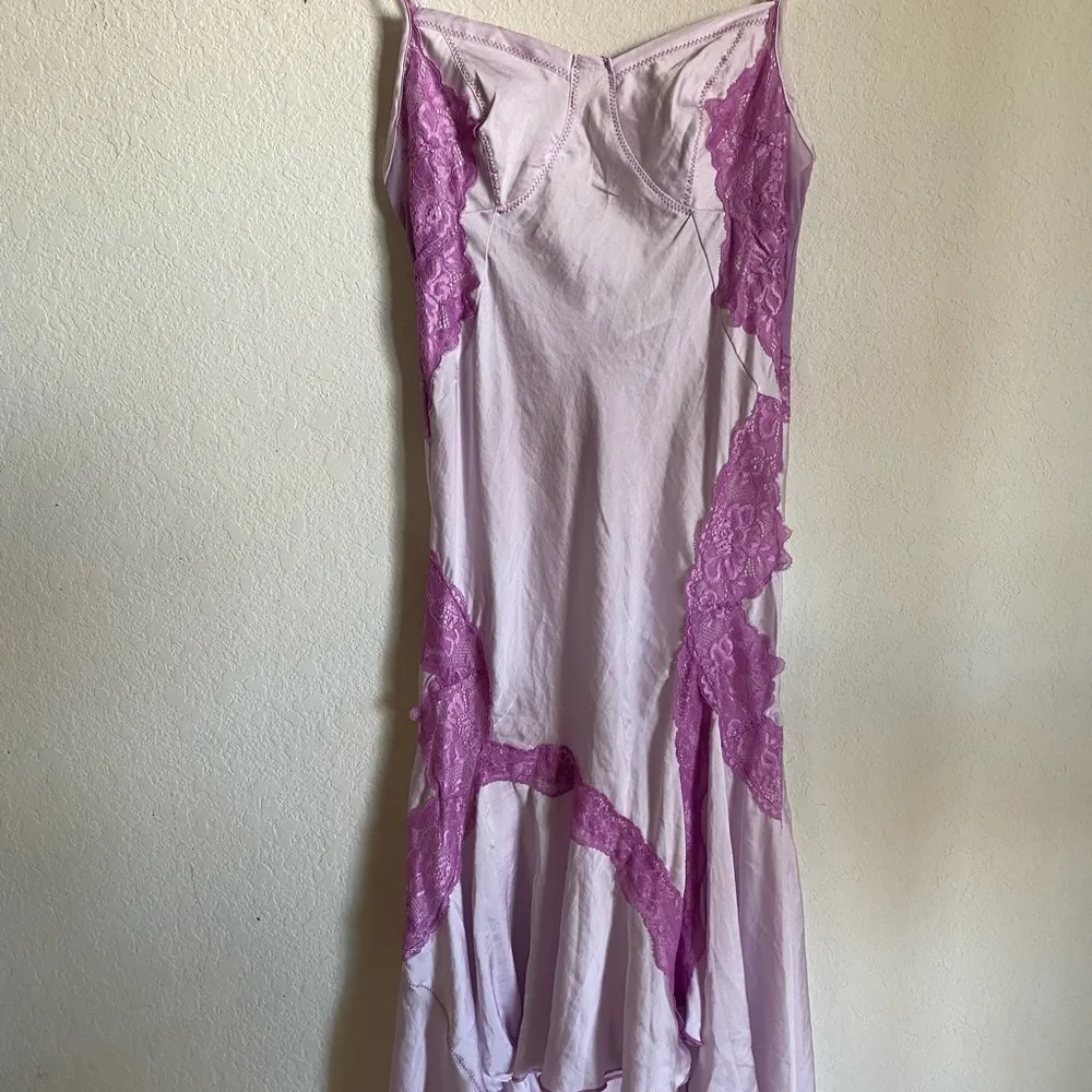 Free People Intimately Neon Nights Feminine Lace Coquette Fairy Slip Dress XS - Image 5