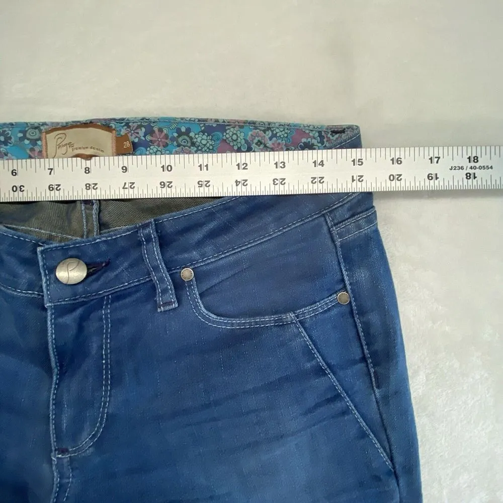 Paige Jeans Womens 28x31‎ straight leg blue Denim low rise Y2K - Image 2