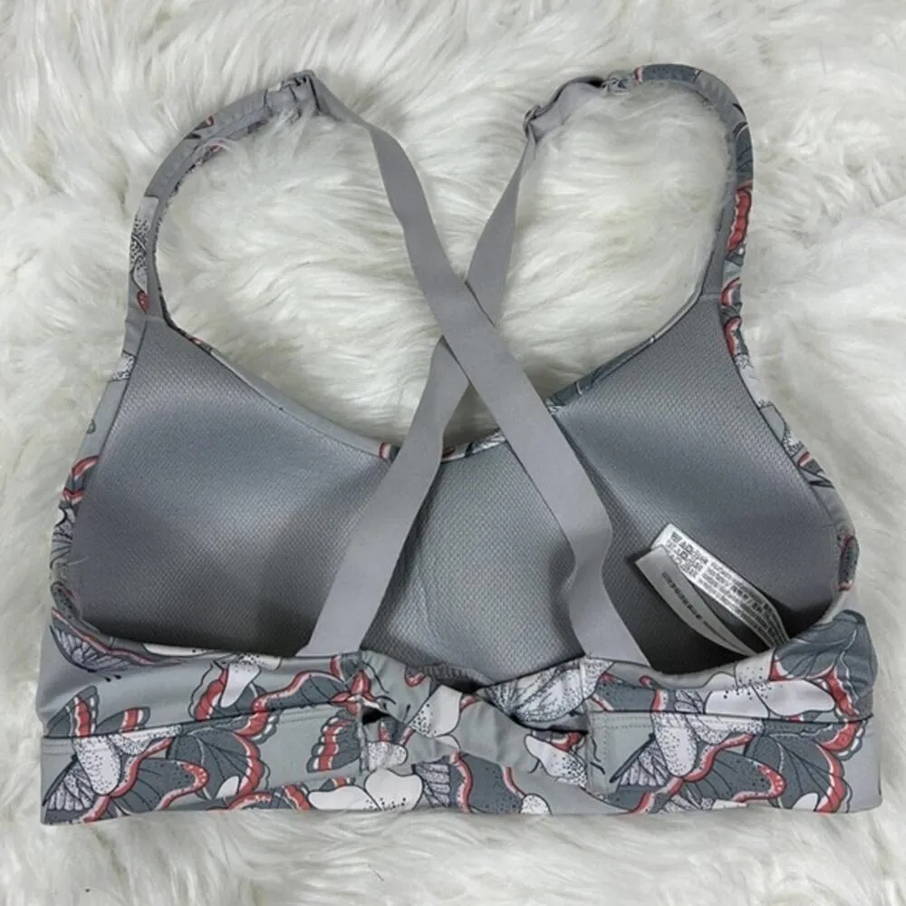 Victoria’s Secret Gray Floral Butterfly Sports Bra - Image 4