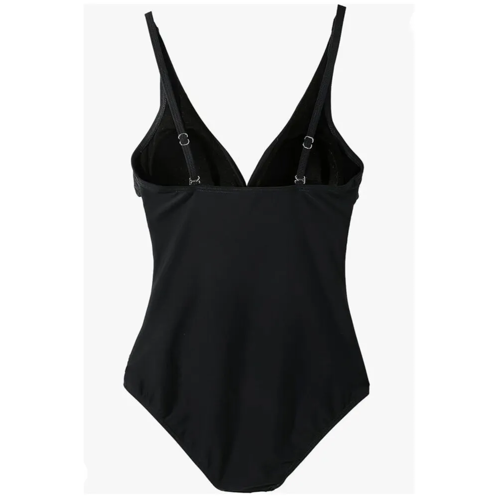 Lotubudd One Piece Tummy Control Swimsuit Size XL Black New With Tag - Image 5