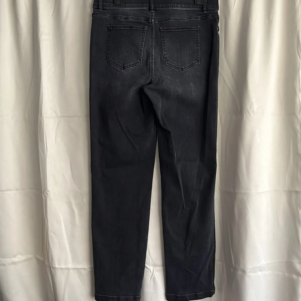 SPANX Straight Leg Jeans Vintage Black Size Large Tall - Image 2