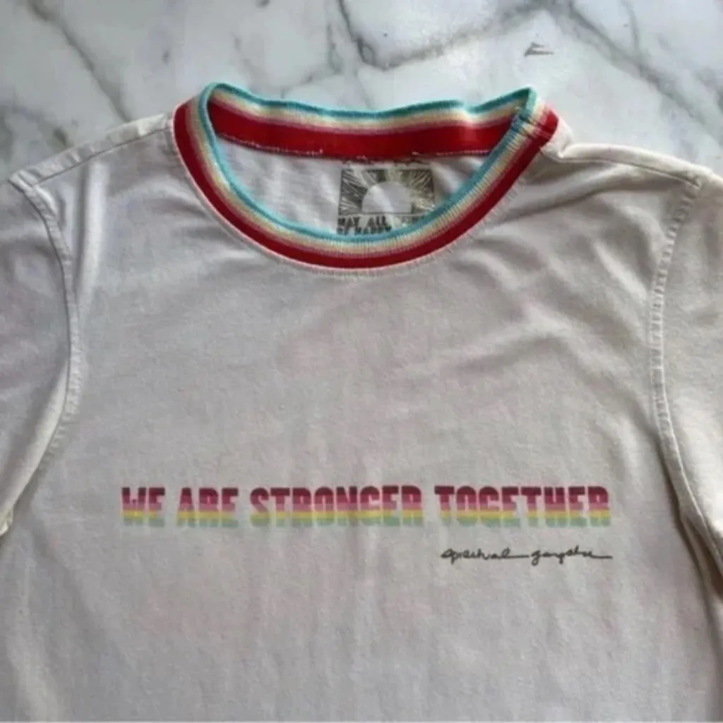 Spiritual Gangster We Are Stronger Together Ringer Baby Tee - Image 2