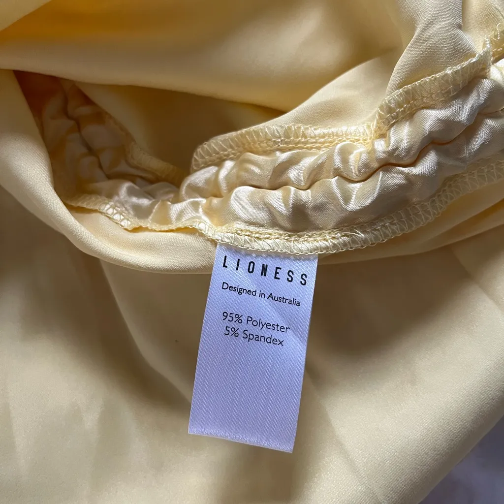 Butter Yellow Lioness Drawstring Maxi Dress - Image 10