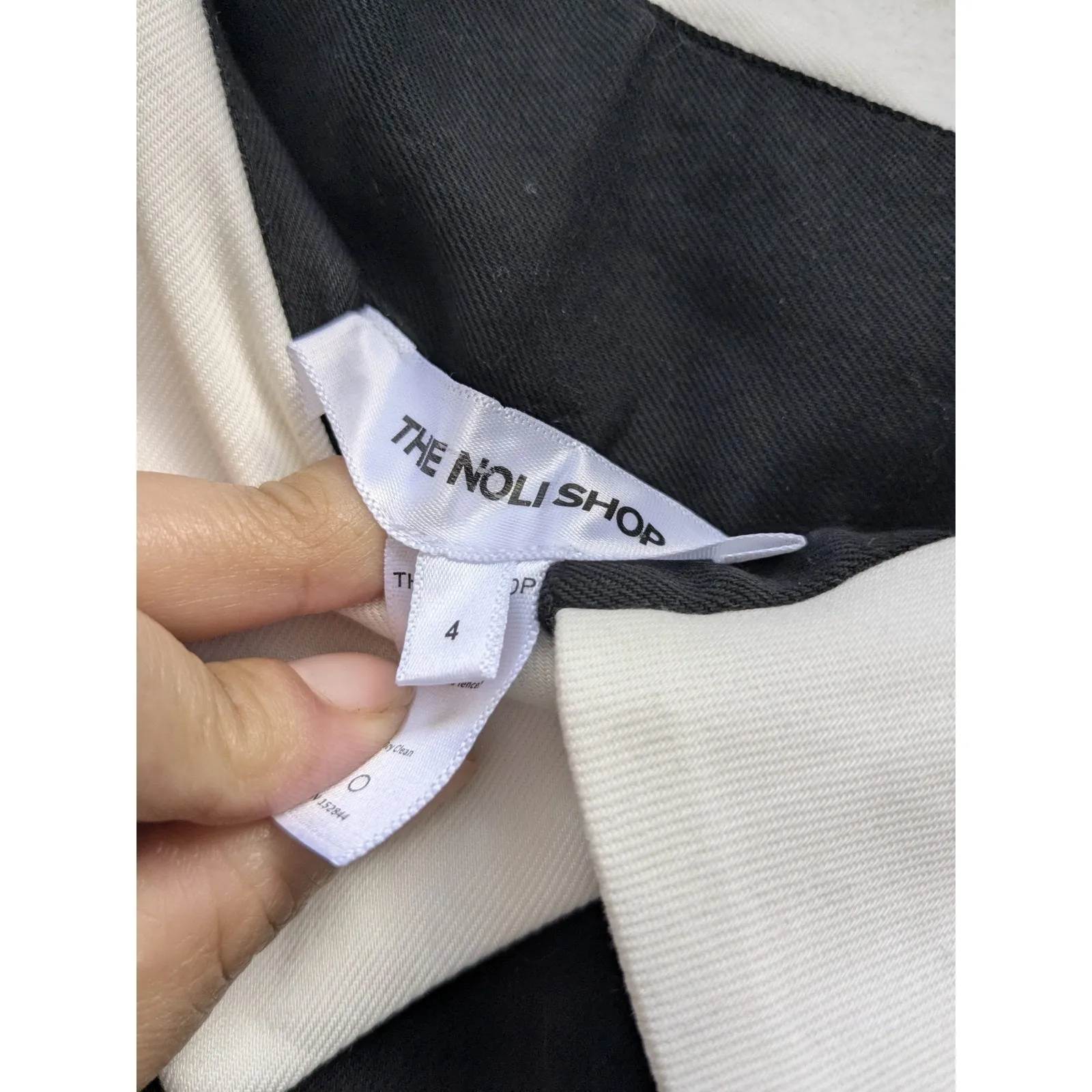 The Noli Shop Women's Dress Pants Foldover Trousers Black Elegant Size 4 - Image 6