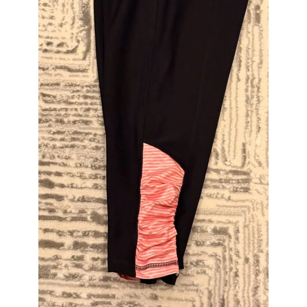 NEW RBX Reebok women's small black/pink/gray capri roused leggings - Image 6