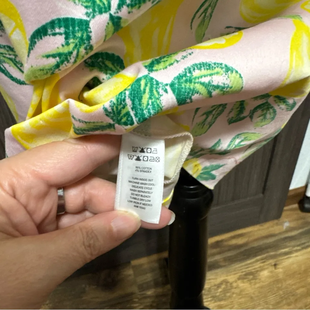 Cynthia Rowley Pink Lemon Print Sleeveless Sheath Dress, Sz 10 NWT - Image 6