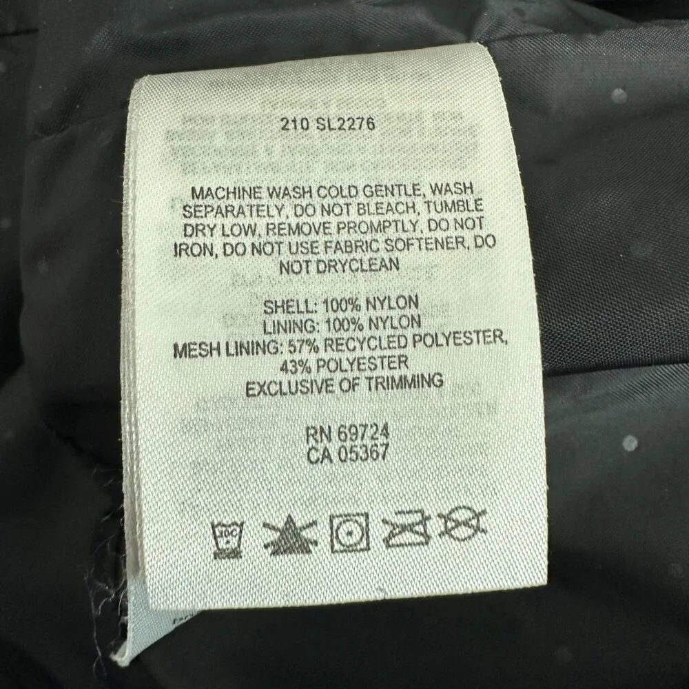 Columbia Grey Plaid Lightweight Rain Jacket Windbreaker Cinch Women's Medium - Image 4