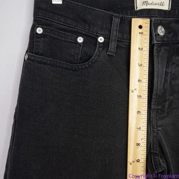 NEW Madewell The Low-Rise Perfect Vintage Straight‎ Jean in Lunar Wash, 27 - Image 6