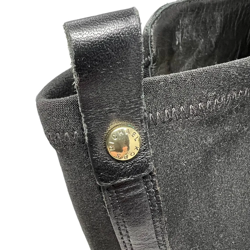 MICHAEL Michael Kors Arley Stretch Leather Knee Boot (5M) - Image 10