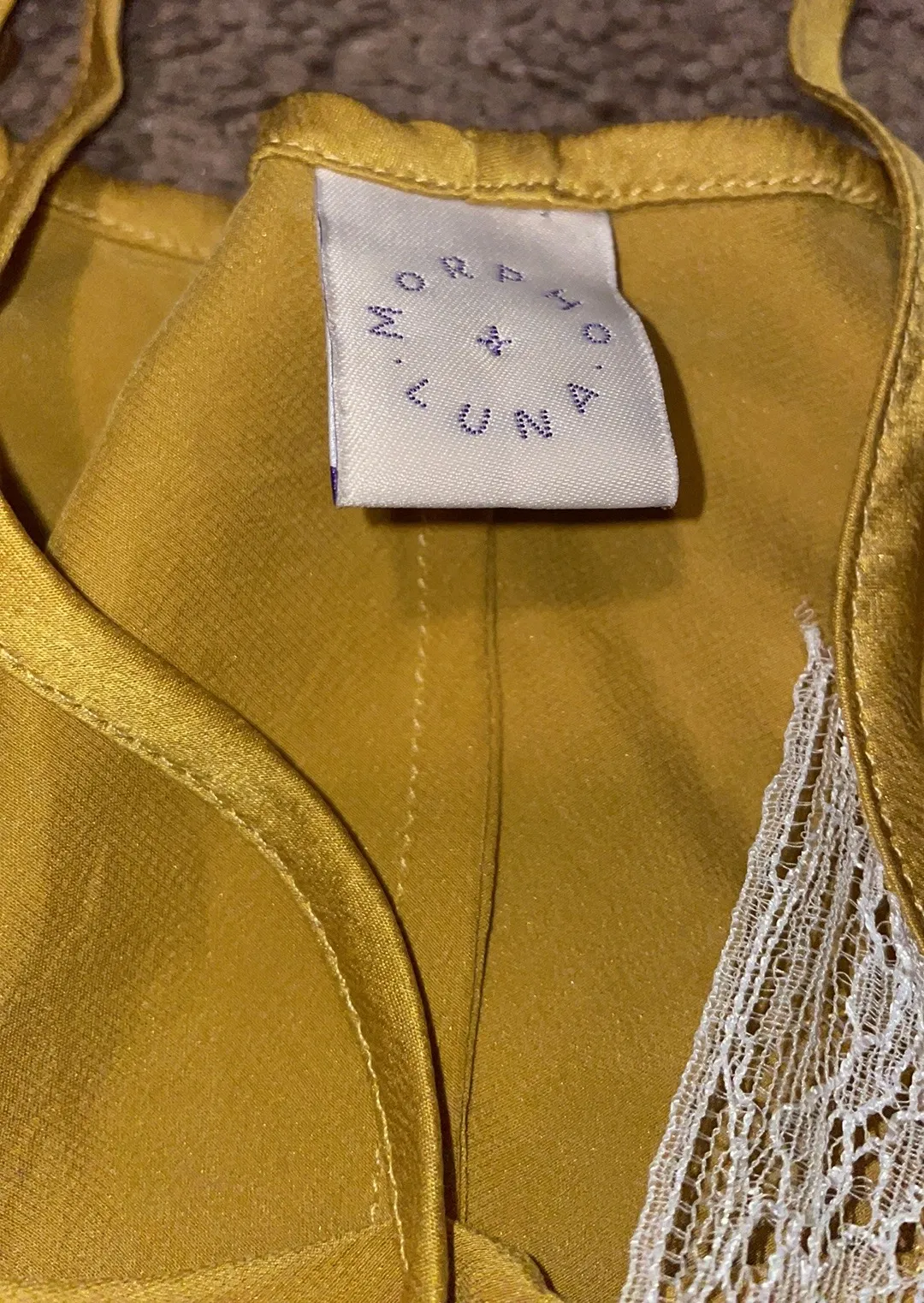 Gold 100% Silk Tank Top - Image 2